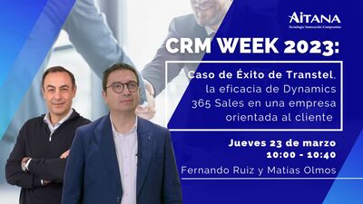 PORTADA WEB Y REDES - CRM Week 2023 - Caso de Éxito de Transtel